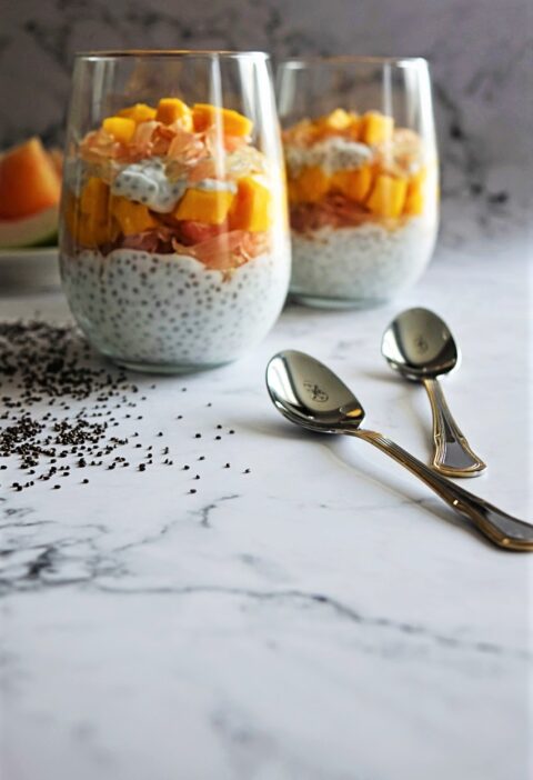 Pomelo Mango Chia Pudding