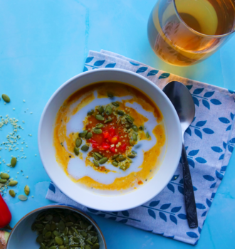 Spiced Pumpkin Coconut Soup